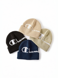 Champion | Large Logo Trendy Sporty Knitted Hat
