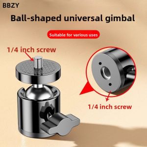 Bbzy | Phone Live Streaming Clamp Accessories Ball Joint Tripod Adapter Handheld Selfie Stick Metal Gimbal Stabilizer