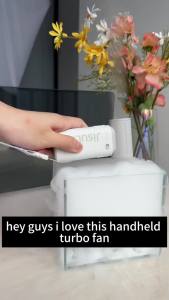 Portable 5000mAh 5 Speeds Strong Wind Handheld Outdoor Fan