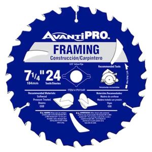 AvantiPro 7-1/4 in. x 24-Tooth Framing Circular Saw Blade