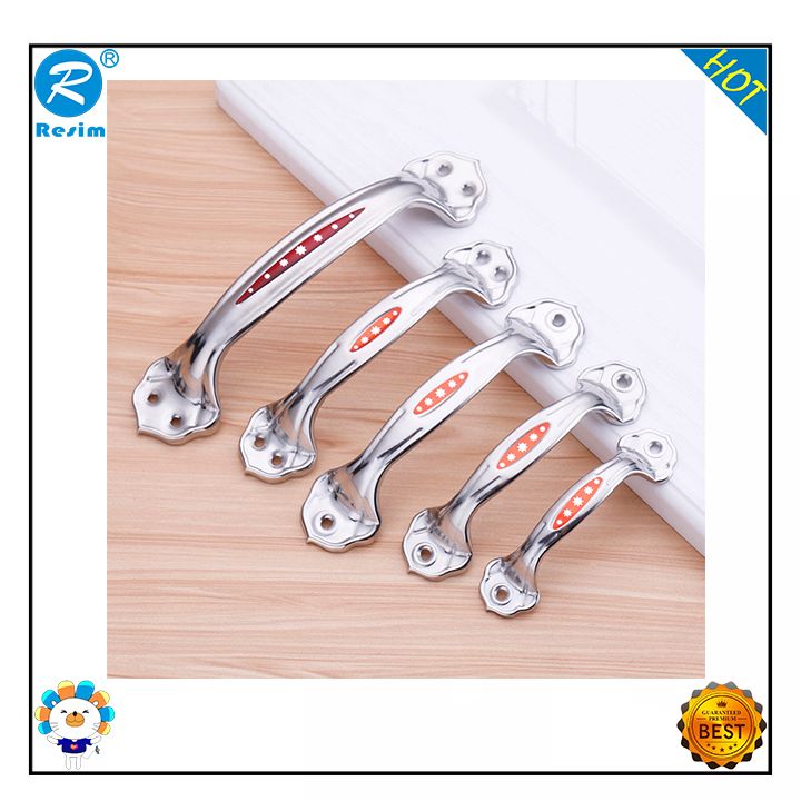 Resim Flower handle drawer handle window door stainless steel open ...