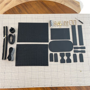 Tote Bag DIY Hand-Woven Bag Homemade Material Bag Shoulder Bag Messenger Bag Relief Bag Gift for Friends