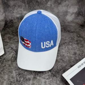 Mũ Lưỡi Trai/Nón Kết Lưới Cờ Mỹ Xịn Full Tem Khoá 2 Nút Thời Trang Cao Cấp