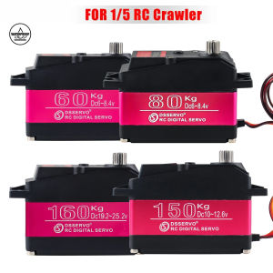 Digital Dsservo Waterproof 60Kg 80Kg 150Kg 160Kg 180/270° Metal Gear Servos for Drift Racing Crawler Buggy HPI Baja 5B RC Car