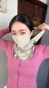 Mũ trùm đầu chống nắng che mặt cổ thoáng khí