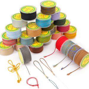 16Meters 2MM Nylon Thread Cords Chinese Knot Cord Braided String For Bracelet DIY Tassels Beading Shamballa String