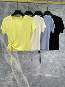 Modal Yoga Top Womens Slim Fit Short Sleeve Running Sportswear Quick Dry Breathable Moisture Wicking Ultra Stretchy T-Shirt