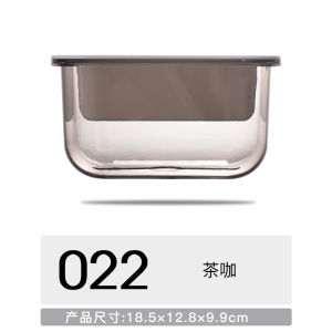 Wall-Mounted Waterproof Tissue Box Transparent Paper Extraction Box Dormitory Bathroom Toilet Face Cloth Storage Punch-Free