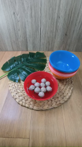 Mangkok Plastik Uk. L Isi 12 pcs / Mangkok Sayur / Mangkok Sambal