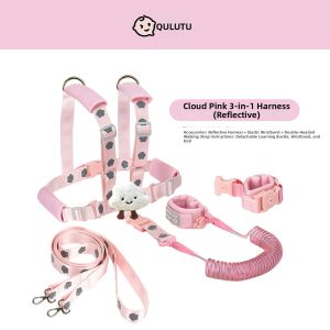 QIAOLUTU | Anti-Slip Anti-Chafe Reflective Baby Walking Harness