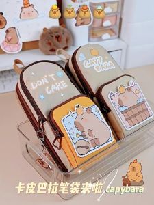 [HY] Kotak Pensel Pelajar Capybara Bekas Pensel Comel Capybara Pencil Case Student Pencil Box Stationery 卡皮巴拉笔袋铅笔盒 Bekas Pensel Kotak Pensel