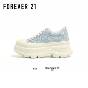 Forever 21 | Height Increasing Thick Sole Canvas Shoes