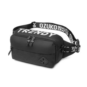 Túi Đeo Chéo Thể Thao Chống Thấm Nước Ozuko Túi Đeo Ngực Nam Thời Trang Đa Năng Túi Đeo Hông Thể Thao Nam Túi Đeo Vai Thể Thao Nam