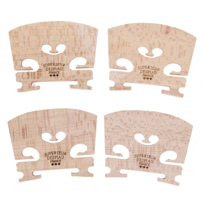 4 Chiếc Đàn Violin Acoustic Cầu Nối Gỗ Maple Phụ Kiện Thay Thế Dây Đàn Cho Đàn Violin Cỡ 4/4 Phụ Kiện Nhạc Cụ