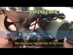 Bệ đùn xương thịt cua ốc nguyên vỏ xay gà cá nguyên con cối gang 22