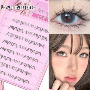 Dorisna tự dính xuống lông mi mềm Bắc Sao dưới lông mi sự hiện diện mạnh mẽ đôi mắt to Manga lông mi trang điểm Hàn Quốc Lông mi giả