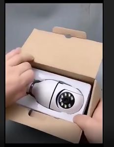 V380 Pro Bulb CCTV Camera No Wifi Needed Connect Cellphone Auto Tracking Night Vision CCTV Security IP Camera 1080P HD Smart Wireless PTZ Panoramic Remote Viewing