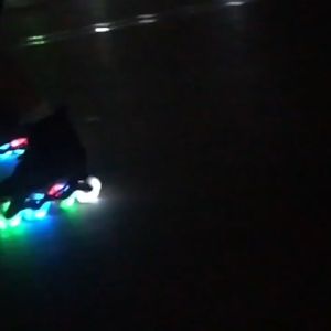 80mm Inline Skates Wheel 90A LED Flash Roller Skate Wheel Flashing Inline Skate Replacement Wheel