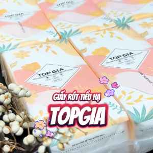 Khăn Giấy treo tường Top Gia Tiểu Hạ Giấy vệ sinh 6 bịch 1000 tờ an toàn cho mọi làn da dùng cho mọi không gian