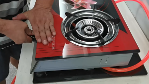 เตาแก๊ส เตาตั้งโต๊ะคู่ เคาน์เตอร์ เตาแก๊ส2หัว ทนความร้อน ทนทานต่อการกัดกร่อน 5Kw gas stove ประหยัดก๊าซ 4.2Kw กระจกนิรภัย gas cooker รับประกัน 10 ปี