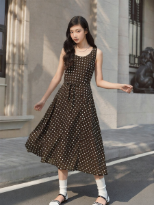 Semir | Sleeveless Chiffon Mid Length Dress