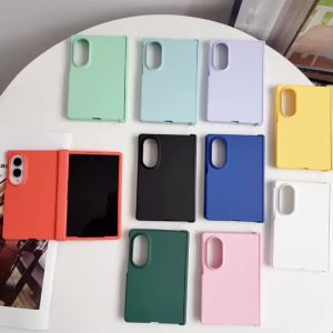 szhaiyu | For Samsung Galaxy Z Fold 8 Fold8 Wide Slim Skin Feel Phone Case With Hinge Protection Shockproof Candy Plastic Foldable Cover