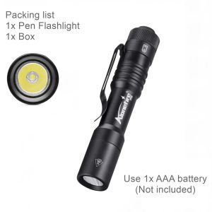 Alonefire | Alonefire P70 3W Portable Mini Small Penlight Flashlight Aluminum Alloy Torch Outdoor Hiking Travel Fishing Work Emergency Light