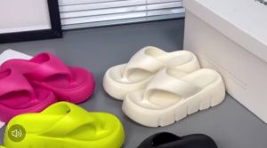 LFT SHOES 6CM Flip Flops for Women EVA Thick-Bottom Beach Anti-Slip SlippersWT258