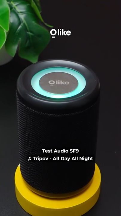 OLIKE SF9 Speaker Wireless Portable HiFi Sound Stereo LED Light
