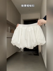 กางเกงขาสั้นเอวสูงสไตล์เกาหลี  กางเกงบอลลูน กระโปรงมินิมอล พร้อมส่งจากไทย