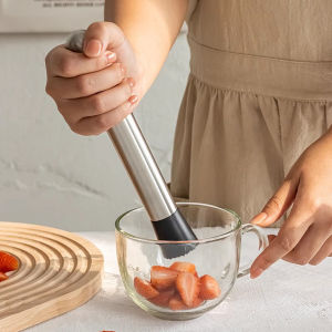 Amoki【Ready in Stock】 Stainless Steel Crushed Ice Hammer Cocktail Ice Cube Crusher Fruit Muddle Pestles Bar Tool