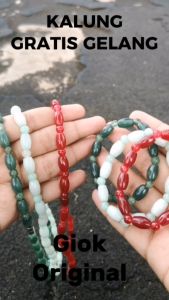 Kalung Giok Gratis Gelang Giok Natural