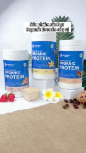 Sữa Hạt Dạng Bột Organic Protein vị Dâu tây hỗ trợ giảm cân tăng cơ Việt Nhật Nutrition hộp 1kg