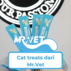 Mr. Vet nutrition cat treats snack kucing 60gr mr.vet