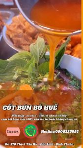 CỐT BÚN BÒ HUẾ giải pháp an toàn tiện lợi  nhanh chóng  chuẩn vị Huế thơm  ngon
