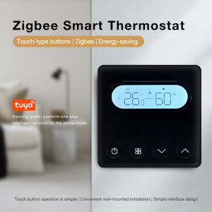 ZIGBEE wall-mounted water heating electric floor heating TRV household room thermostat temperature controller digital LCD display wall-mounted