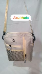 Tas Selempang Pria Keren Hunter Multifungsi Hitam