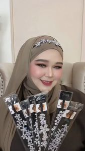 ที่คาดผมดอกไม้ ติดฮิญาบ ac63 วาริสมุสลิม