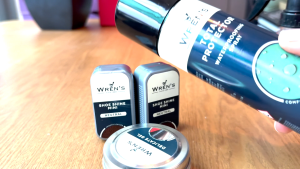 WRENS Classic Leather Shoe Care Kit: 2 Mini Shoe Shines & Delicate Gel + Waterproof Spray