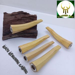 pipa once sedotan varian segi enam 7cm kayu Cendana wangi kelor hitam kalimosodo galih asem setigi liwung kelor emas Bidara Fs75