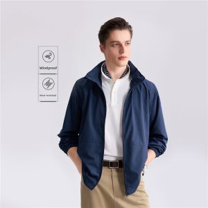 Giordano | Windproof Hidden Hood Mesh Lining Sport Jacket