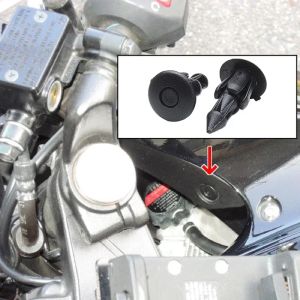 10/20/30Pcs 6mm Black Motorcycle Rivet Fairing Body Trim Panel Fastener Screw Clips for Honda Suzuki Kawasaki - Motorcycle Parts