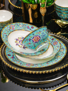 mornenjoy | Elegant Porcelain Dinner Set