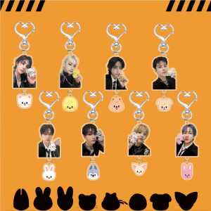 Stray Kids Acrylic Keychain Bag Charm Celebrity Accessory Creative Gift Festive Supplies No Brand Registered Trademark