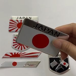 Car Accessories 3D National Flag Sticker for Toyota Prius Levin Crown Avensis Previa Cruiser Venza Sienna Alphard ZELAS Tundra