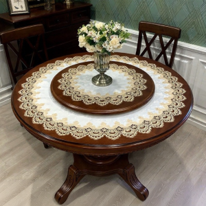 GUANGMANZHI | Vintage European Round Lace Tablecloth