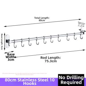 Stainless Steel Easy-Install Clothing Hanger