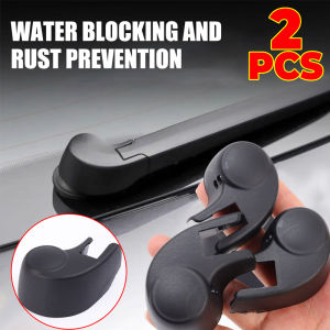 ชุดหัวฉีดตัวล้างเจ็ทฝาปิดน็อตแขนปัดน้ำฝนกระจกหน้ารถ2ชิ้นอุปกรณ์เสริมสำหรับ Audi A1A3 S3 A4 A6 Q3 Q5 Q7 SQ5