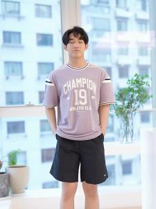 Champion | Áo Thun Đôi Màu Khối 100% Cotton