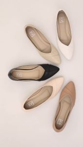 QUINCE Fresia Pantofel Sepatu Heels Wanita Hak 3 cm